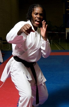 karate band, karate technieken, vanesca nortan